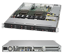 Dual Socket 1U Rackmount Server Data Center Optimized