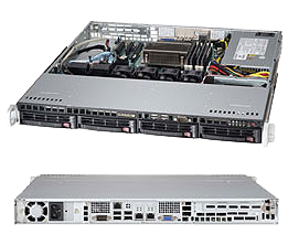Single Socket 1U Rackmount Server