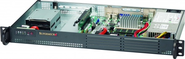 SUPERMICRO 5015A-EHF BBNS 1U MINI ATOM D510 2X LAN VGA PCIE DDR2 BAREBONE