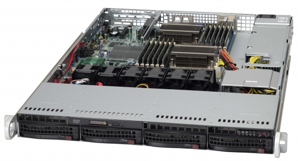 SUPERMICRO 6016T-6F BBNS 1U DP 5520 4X SAS2 IPMI 560W 2X LAN BAREBONE