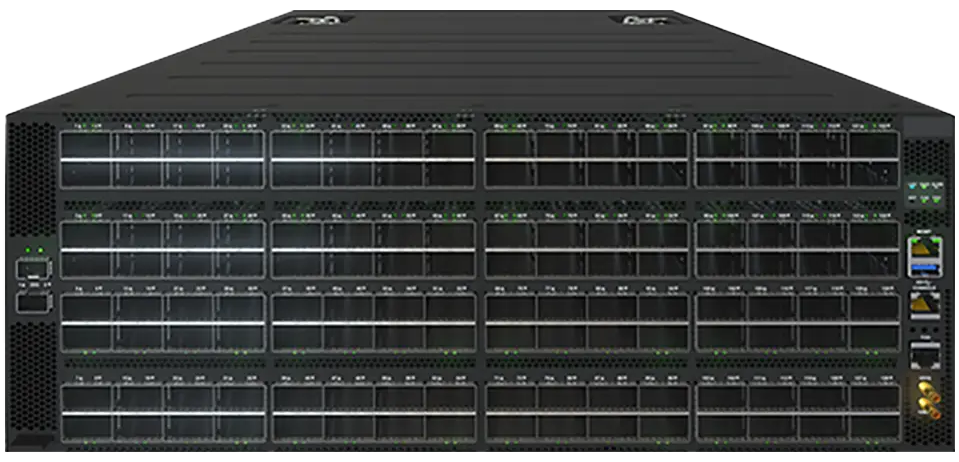 Edgecore AIS800-128O 128-Port 800G OSFP AI Switch, Broadcom Tomahawk 6, 102.4Tbps