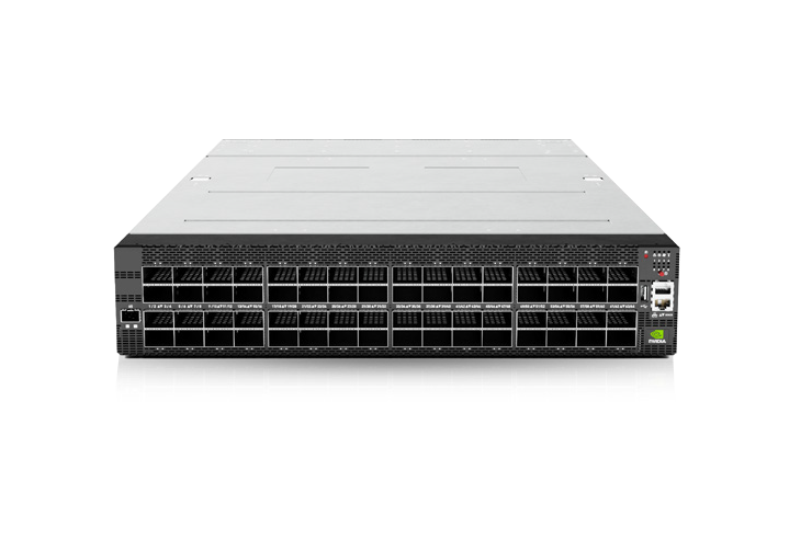 NVIDIA SN5600 Series Spectrum-4-based 800GbE 2U open Ethernet switch with ONIE