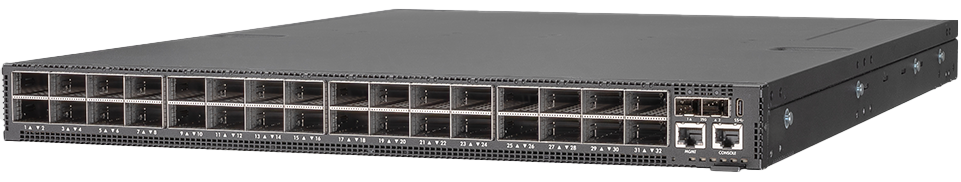 Edgecore AIS800-32O 32-Port 800G OSFP AI Switch, Broadcom Tomahawk 5, 25.6Tbps