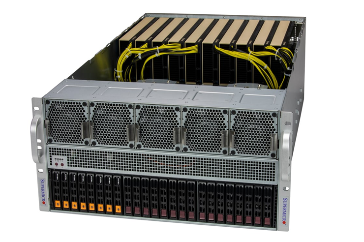 Supermicro SYS-521GE-TNRT 5U 10x GPU Server