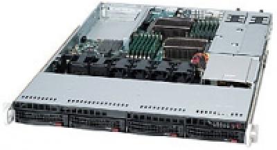 Supermicro SC815TQ-R500UB CHAS EATX 1U DP 4SAS/SATA 1FF 1FH 500W BLK CHASSIS