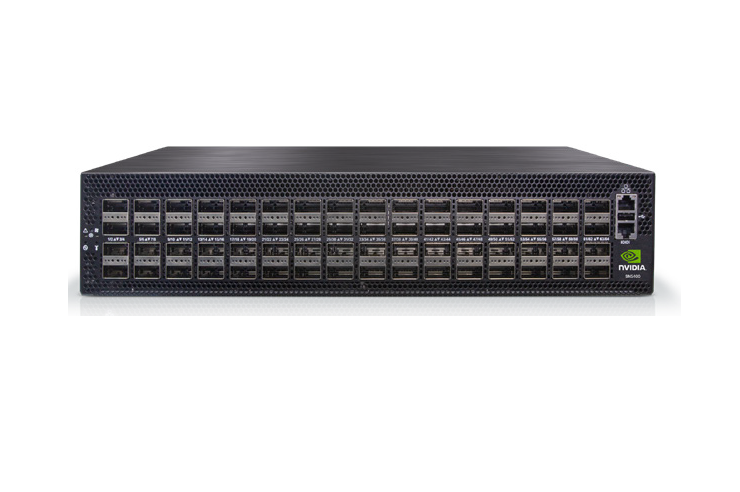 NVIDIA SN5400 Series Spectrum-4-based 400GbE 2U open Ethernet switch with Cumulus Linux