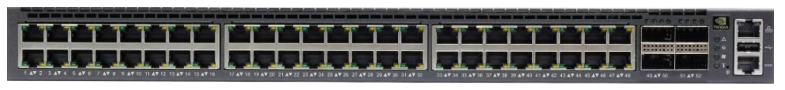 NVIDIA SN2201 48-Port 1G + 4-Port 100G Ethernet Switch, Spectrum, 448Gbps