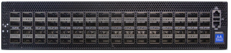 NVIDIA SN4600C 64-Port 100G QSFP28 Ethernet Switch, Spectrum-3, 6.4Tbps