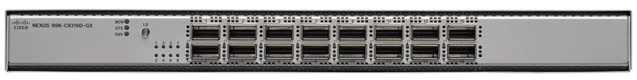 Cisco Nexus 9316D-GX 16 x 400/100-Gbps QSFP-DD ports Switch