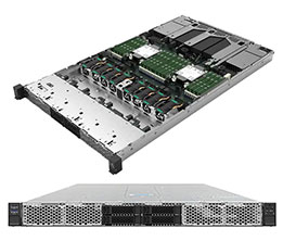 1U 4-Bay Dual Intel Xeon Server