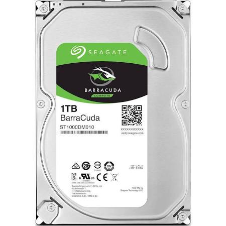 Seagate 1 TB Internal HDD - 3.5" - ST1000DM010 - SATA 6Gb/s - 7,200 rpm