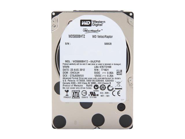 Western Digital Raptor WD5000BHTZ 500GB Enterprise Hard Drive Bare Drive