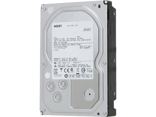 HGST 0F14690  Ultrastar 7K4000 2 TB 3.5" 7200 RPM SATA Internal Enterprise Hard Drive