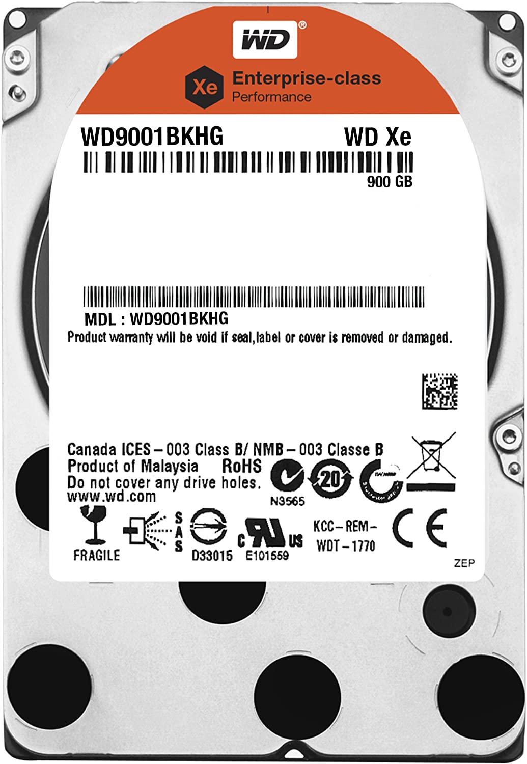 Western Digital WD9001BKHG 900GB 10K SAS 2.5" Hard Drive