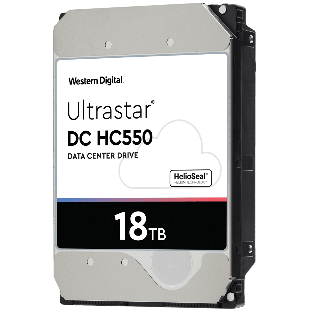 WESTERN DIGITAL 18TB 7200 RPM ULTRASTAR DC HC550 HARD DRIVE (WUH721818ALE6L4)