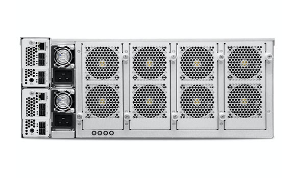 AIC J4108-01 Storage Server rear view
